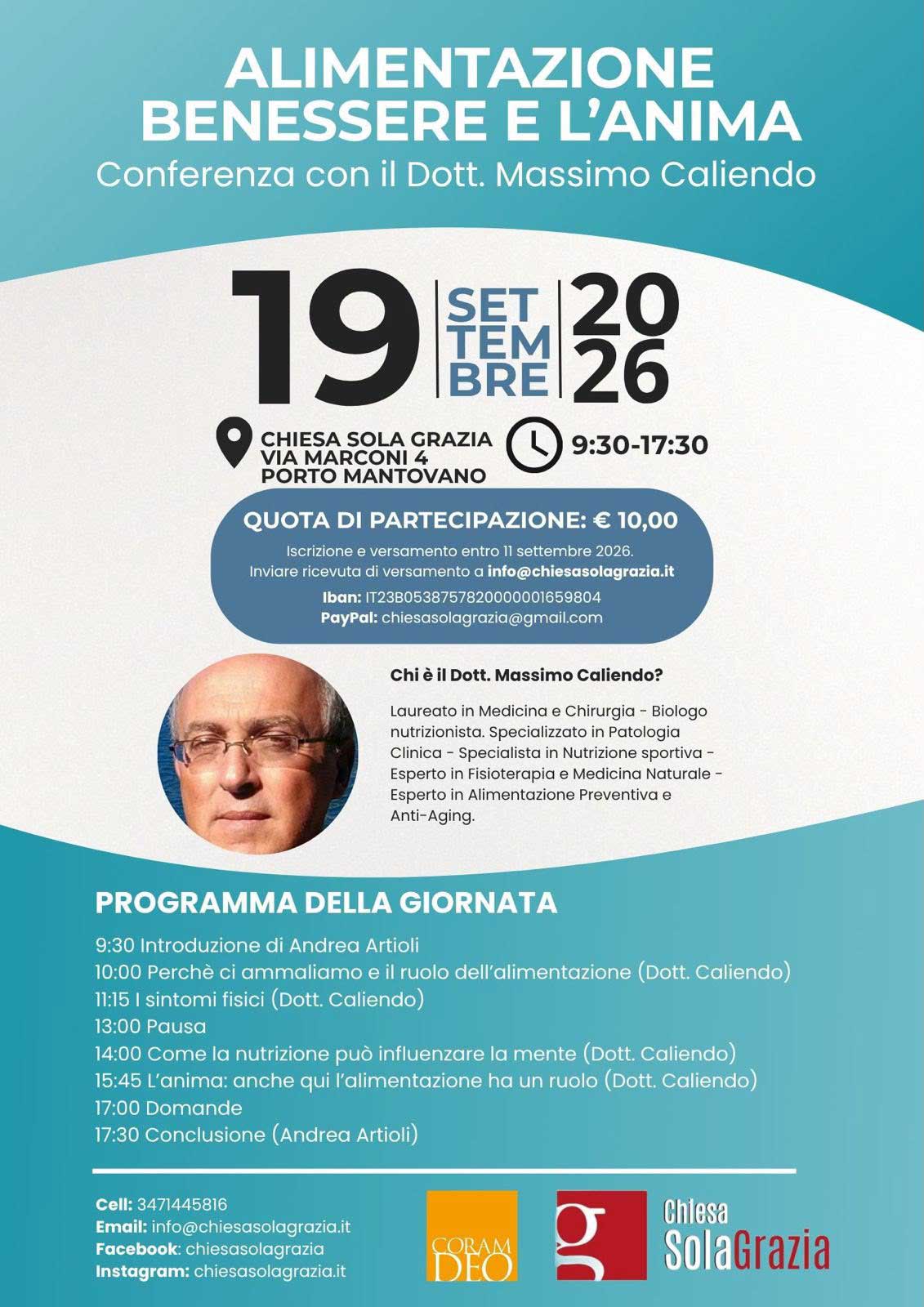 Alimentazione, benessere e l'anima